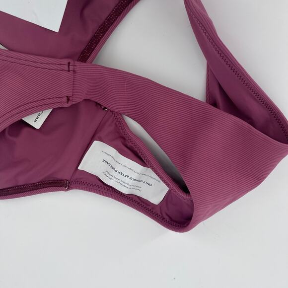 Jets Bikini Isla Rib Bottom- Mauve Sz US 8 - Picture 2 of 4